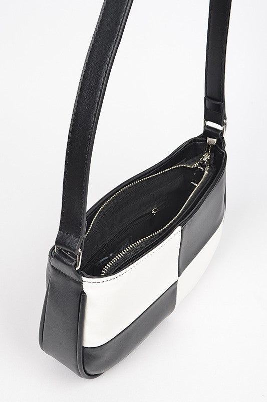 Zara Checkerboard Shoulder Bag