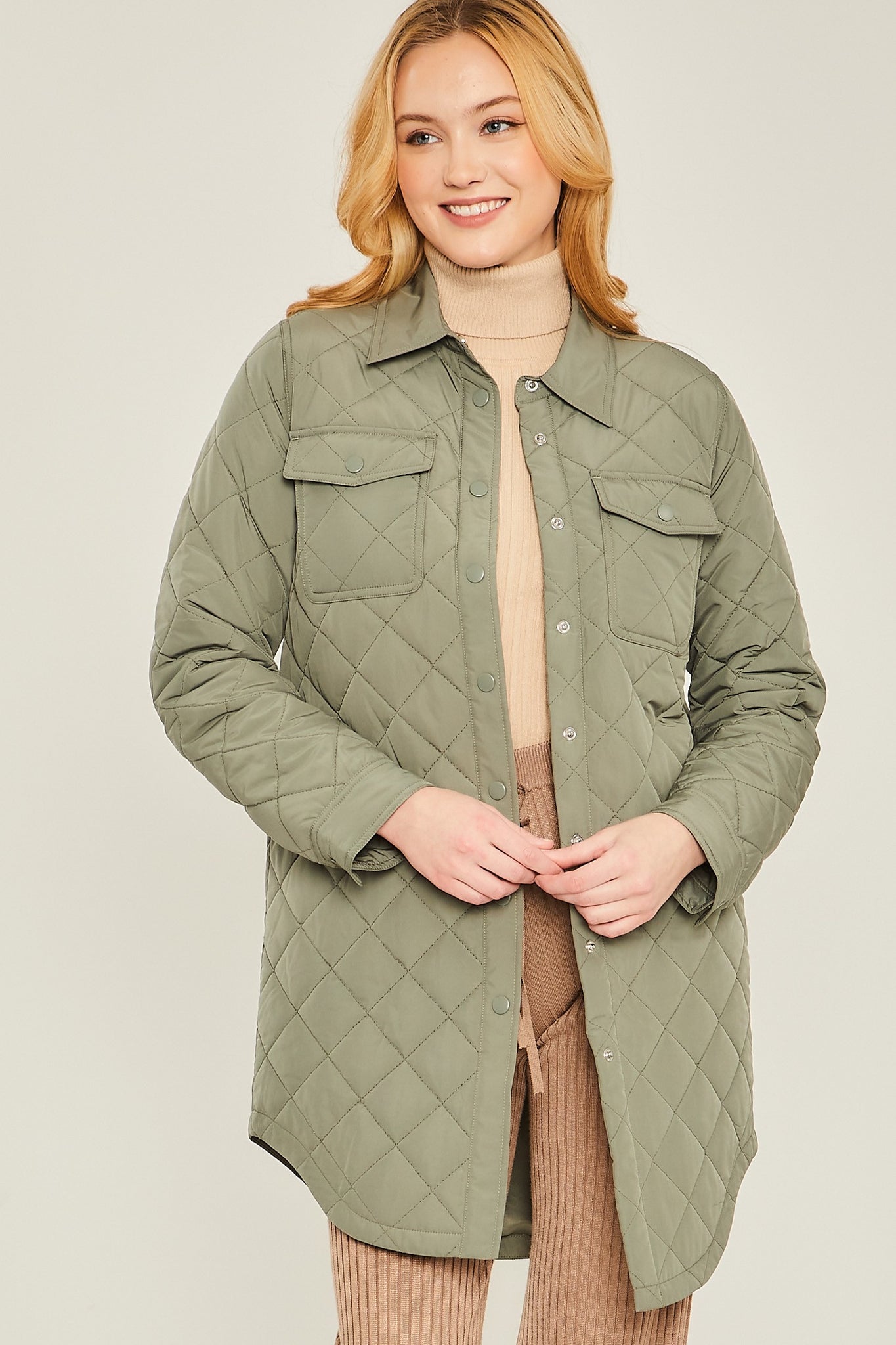 Finley Quilted Shacket