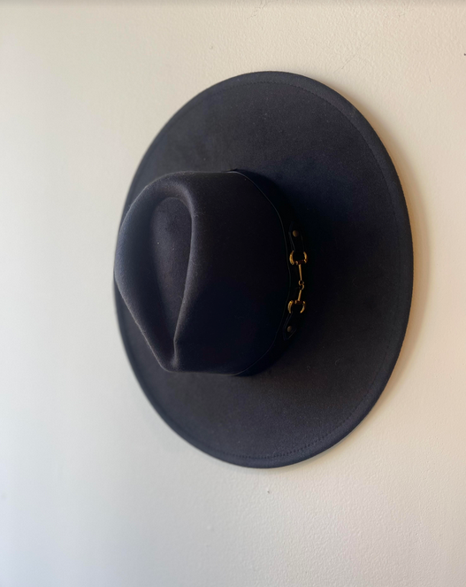 Horsebit Rancher Hat Black