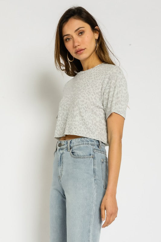 Chilled Out Crop Tee