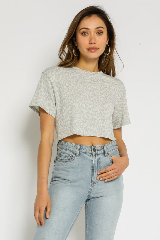 Chilled Out Crop Tee