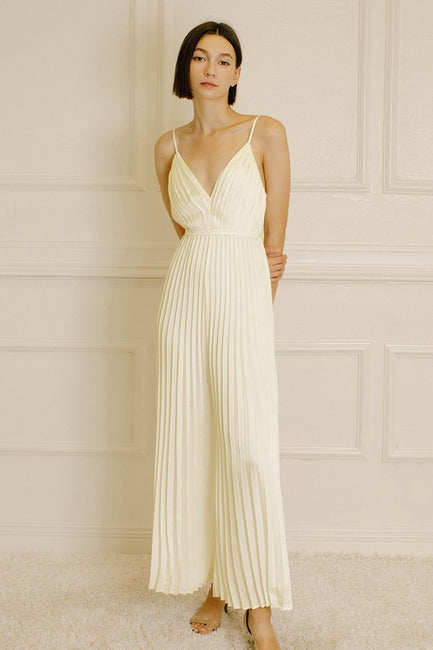 Call The Shots Pleated Jumpsuit