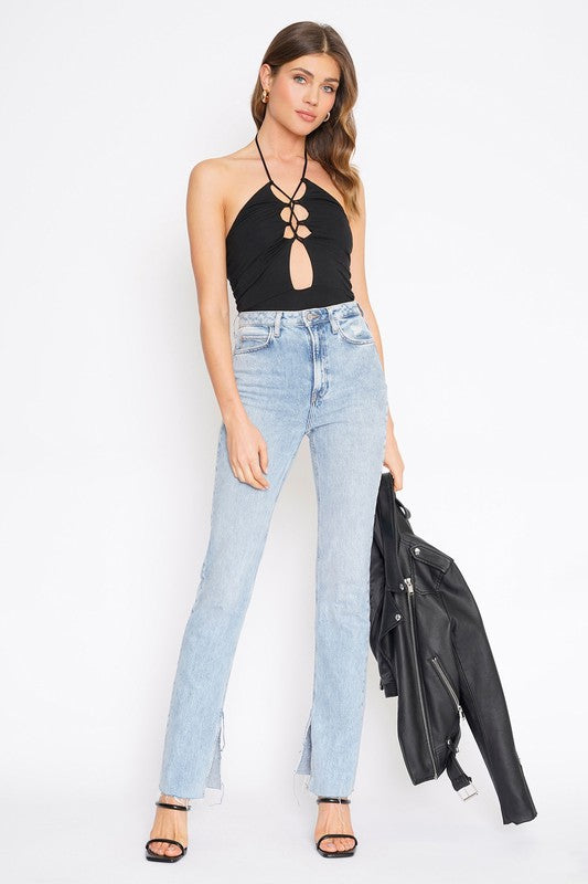 Polly Lace Up Bodysuit